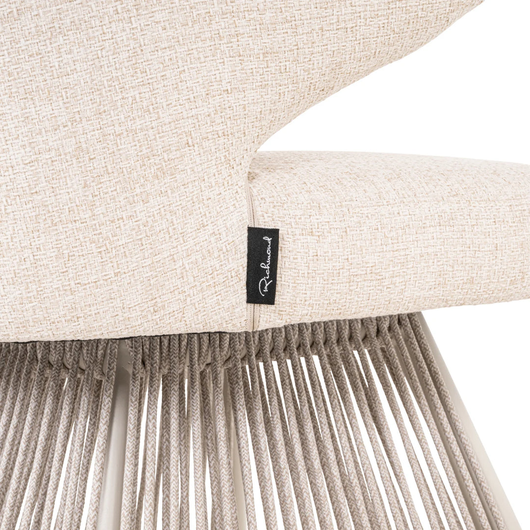Outdoor eetkamerstoel Nuba beige alpine