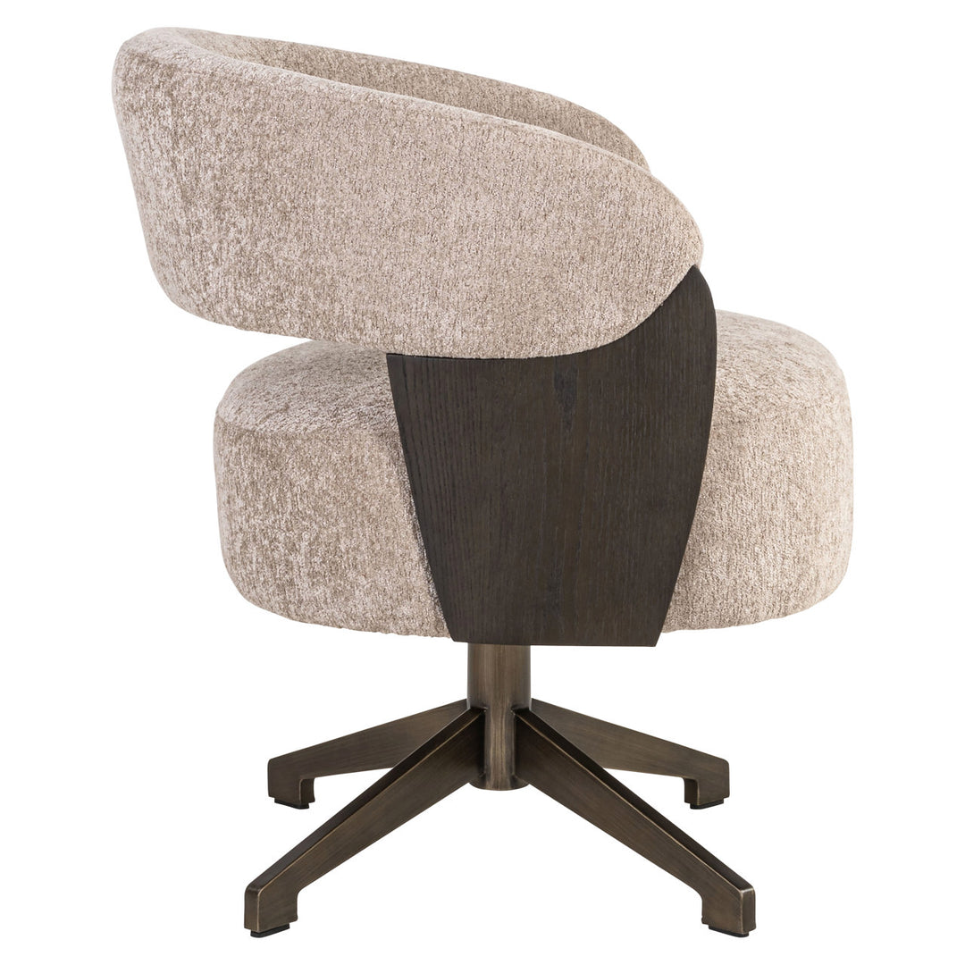 Eetkamerstoel Pollux be easy sand oak - swivel