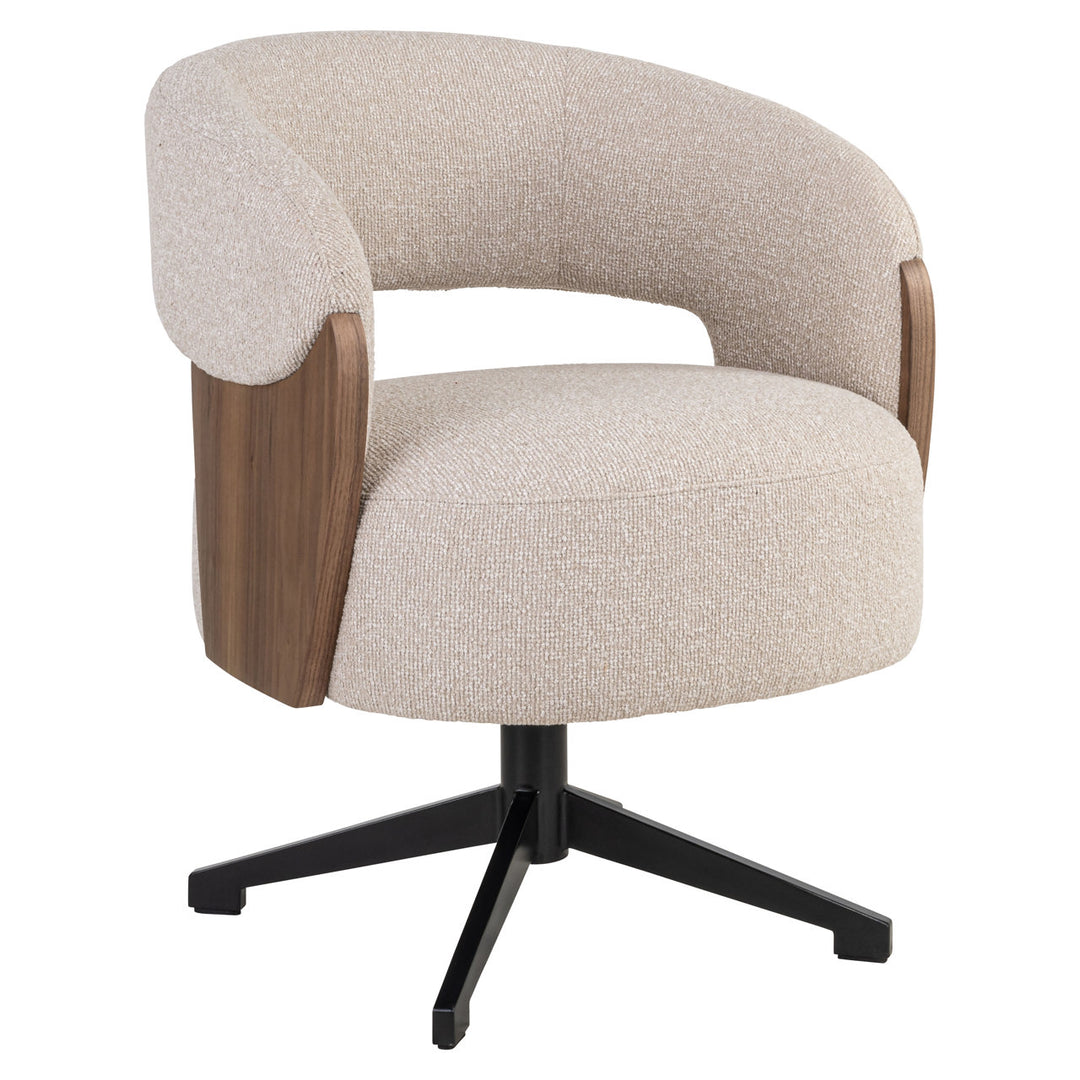 Eetkamerstoel Pollux lodge desert walnut - swivel