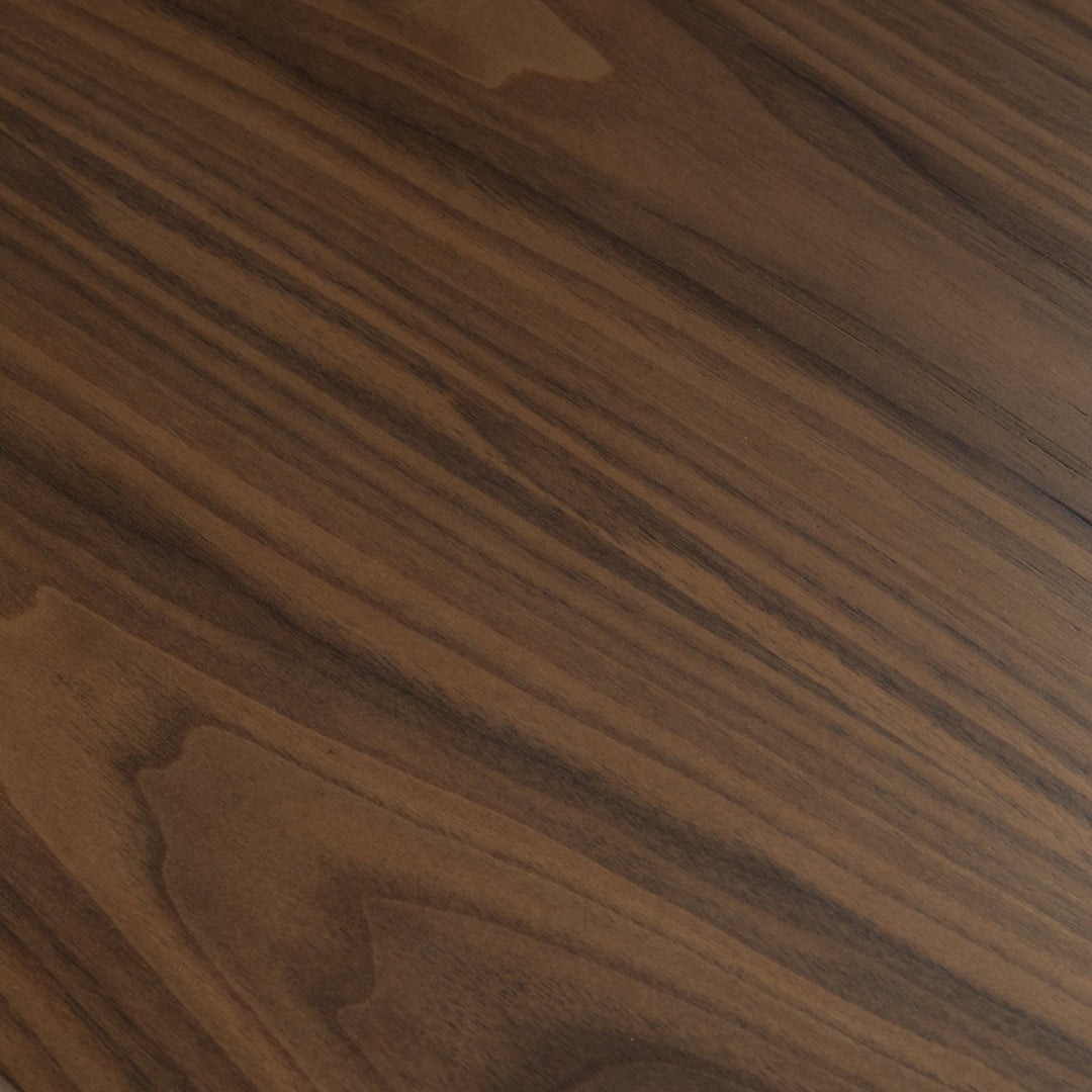 Eettafel Windsor walnut 230 brass base