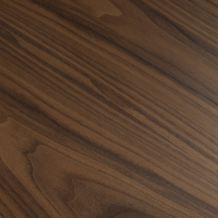 Eettafel Windsor walnut 230 brass base