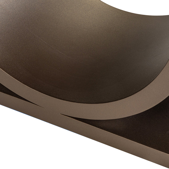 Eettafel Windsor walnut 230 brass base