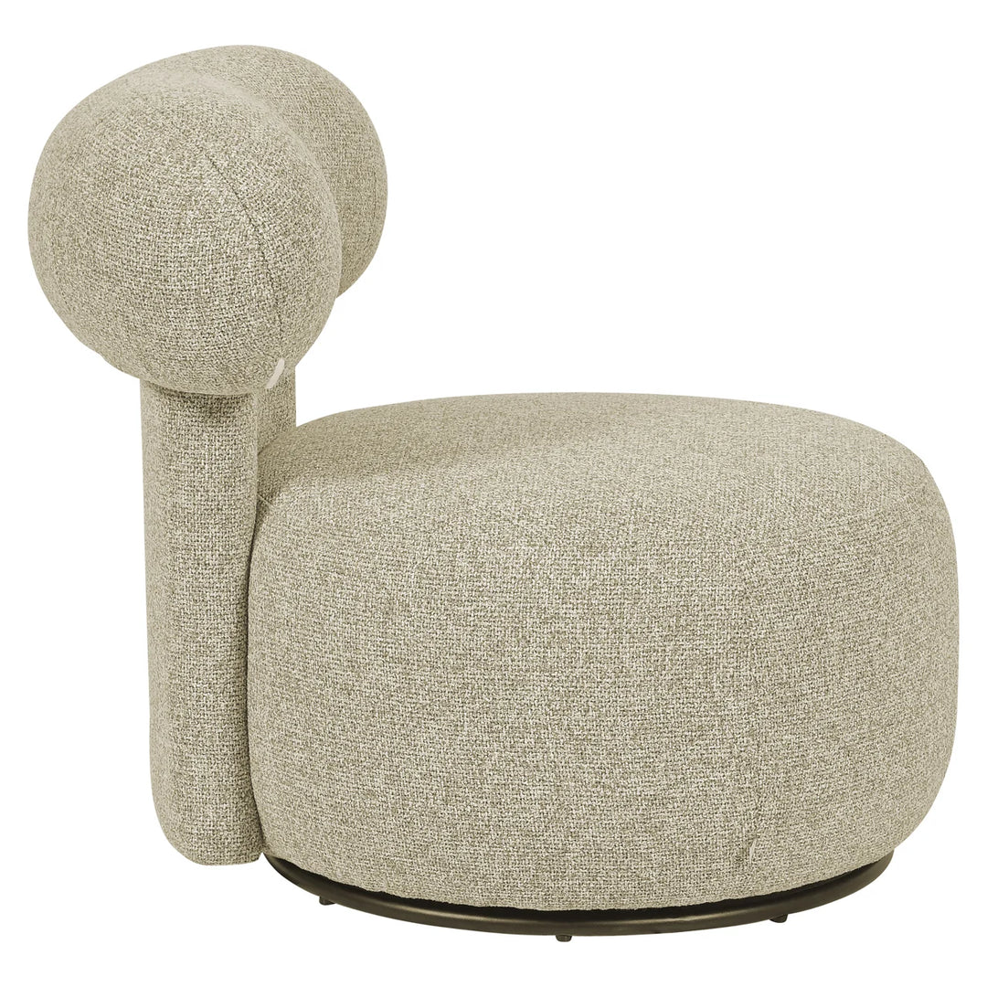 Lounge stoel Kaya cayenne brown swivel
