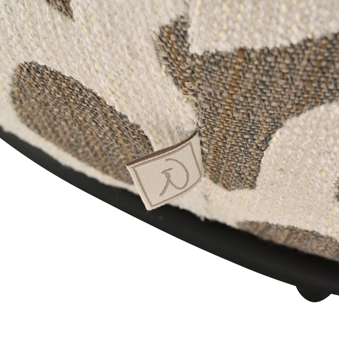 Lounge stoel Kaya weave brown swivel
