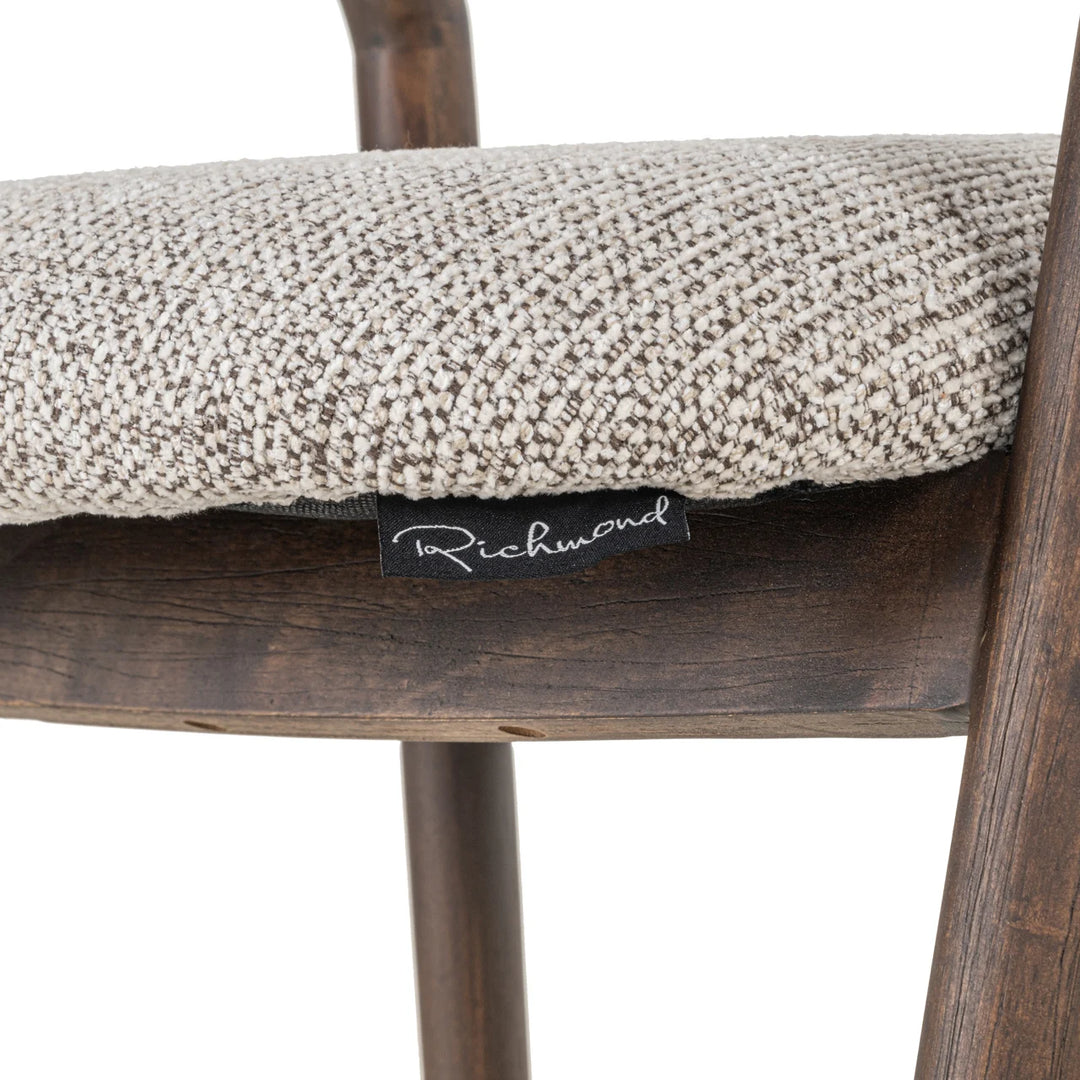 Counterstoel Mihara mocca fancy fire retardant