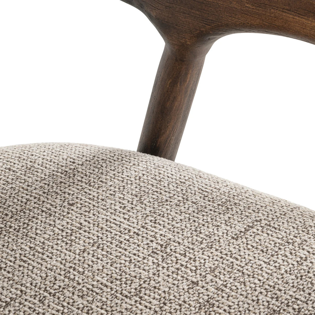 Counterstoel Mihara mocca fancy fire retardant
