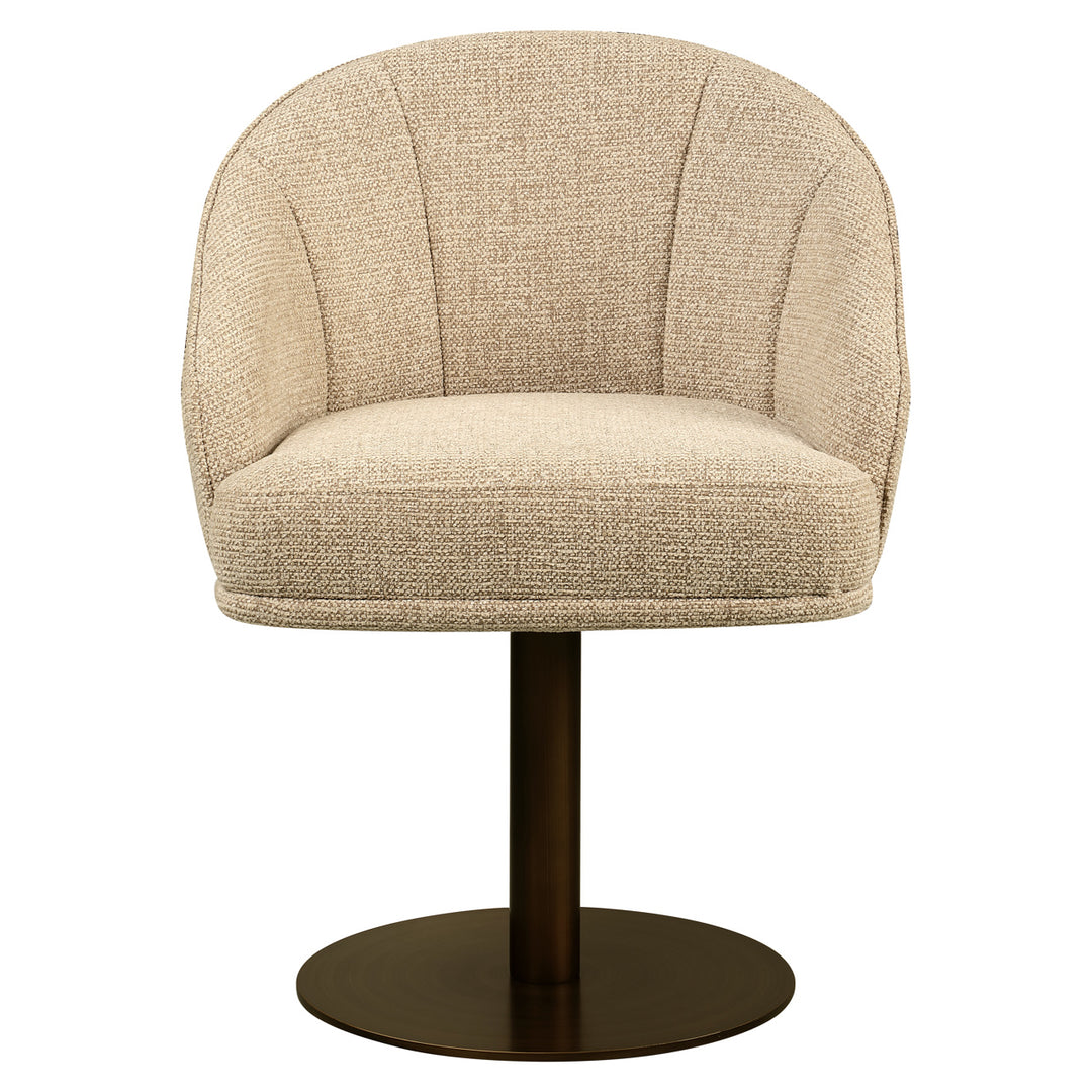Eetkamerstoel Beverly natural fancy swivel