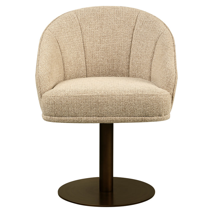 Eetkamerstoel Beverly natural fancy swivel