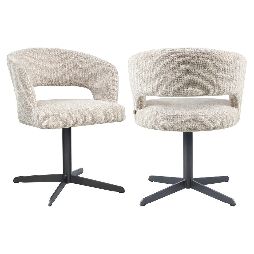 Eetkamerstoel Blanca natural fancy fire retardant
