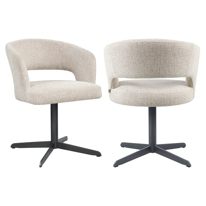 Eetkamerstoel Blanca natural fancy fire retardant