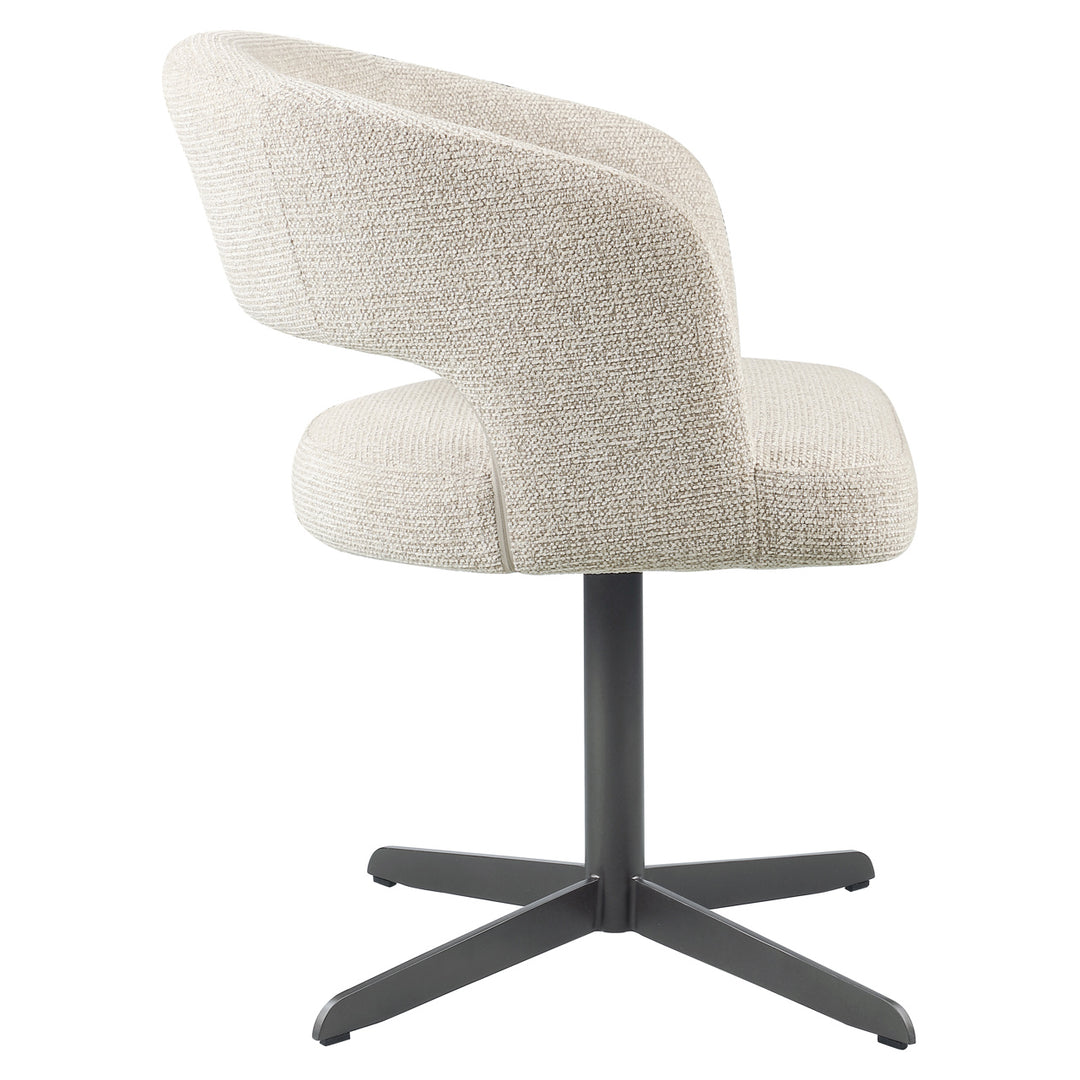 Eetkamerstoel Blanca natural fancy fire retardant