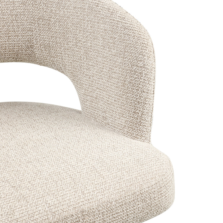 Eetkamerstoel Blanca natural fancy fire retardant