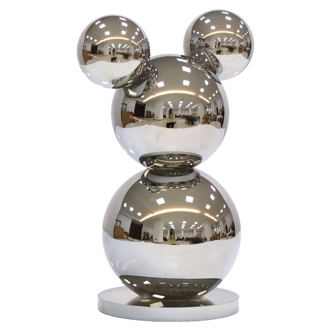 Decoratief object Beary silver