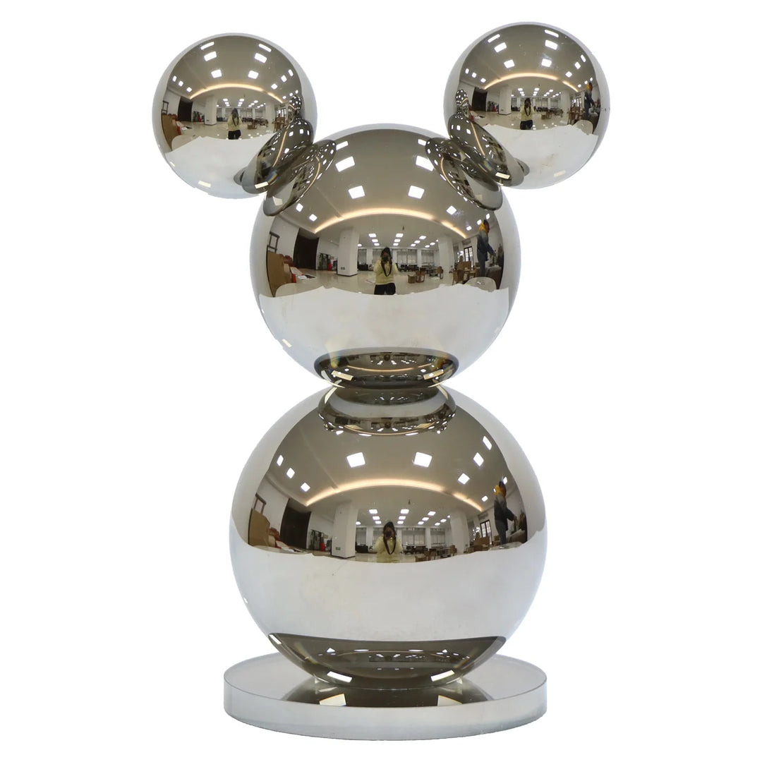 Decoratief object Beary silver