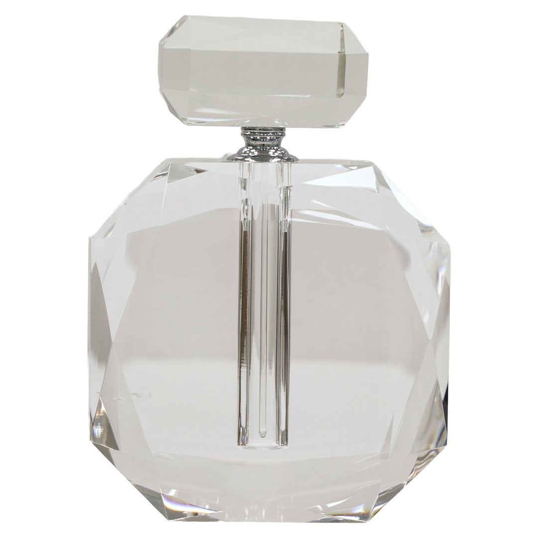Decoratief object Khloe clear transparent perfume bottle