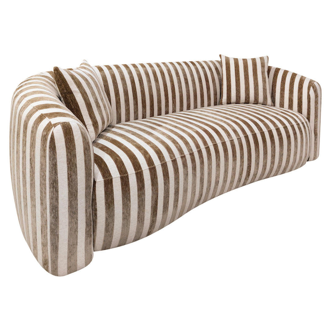 Bank Luxandra stripes sand