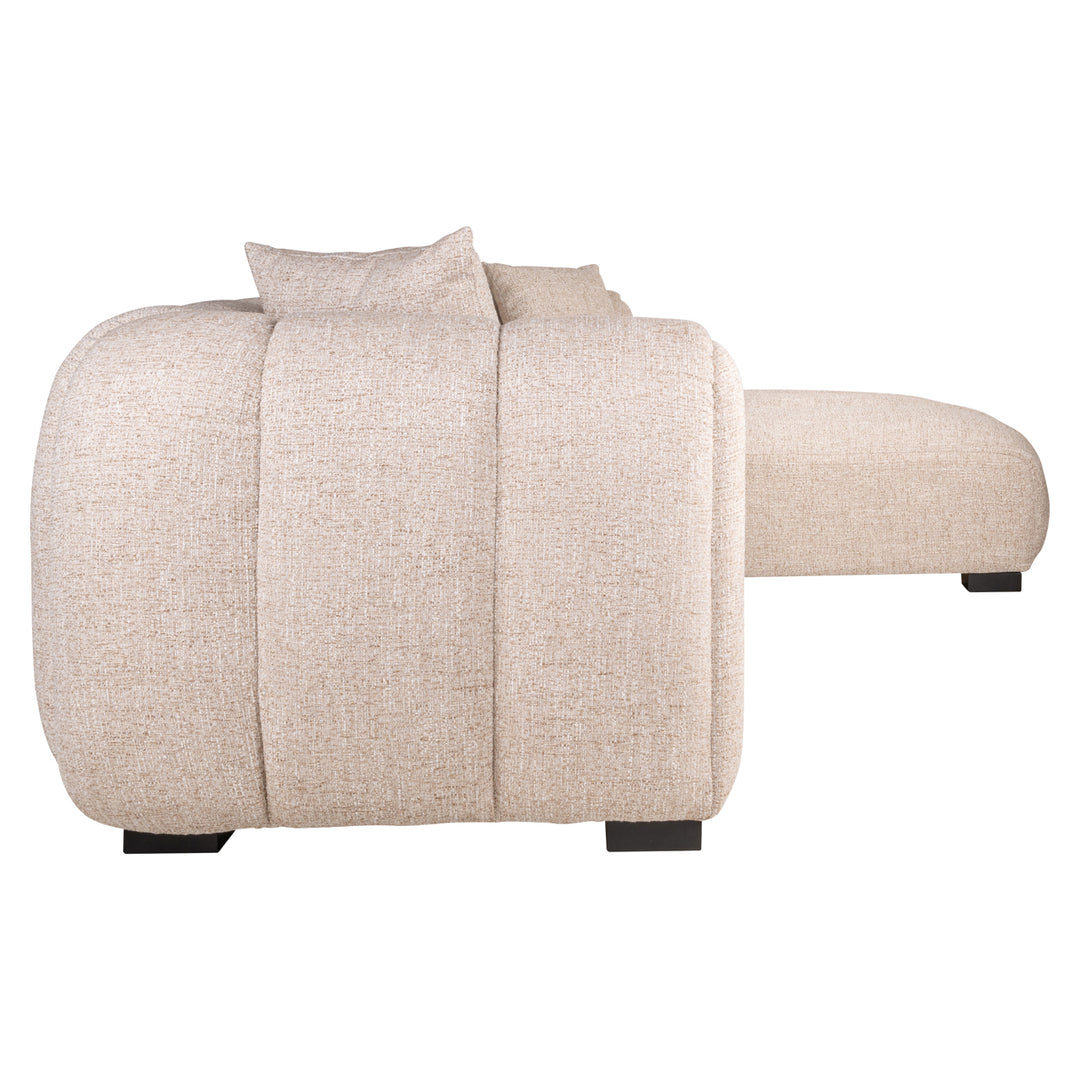 Bank Novaro cream tweed lounge right fire retardant