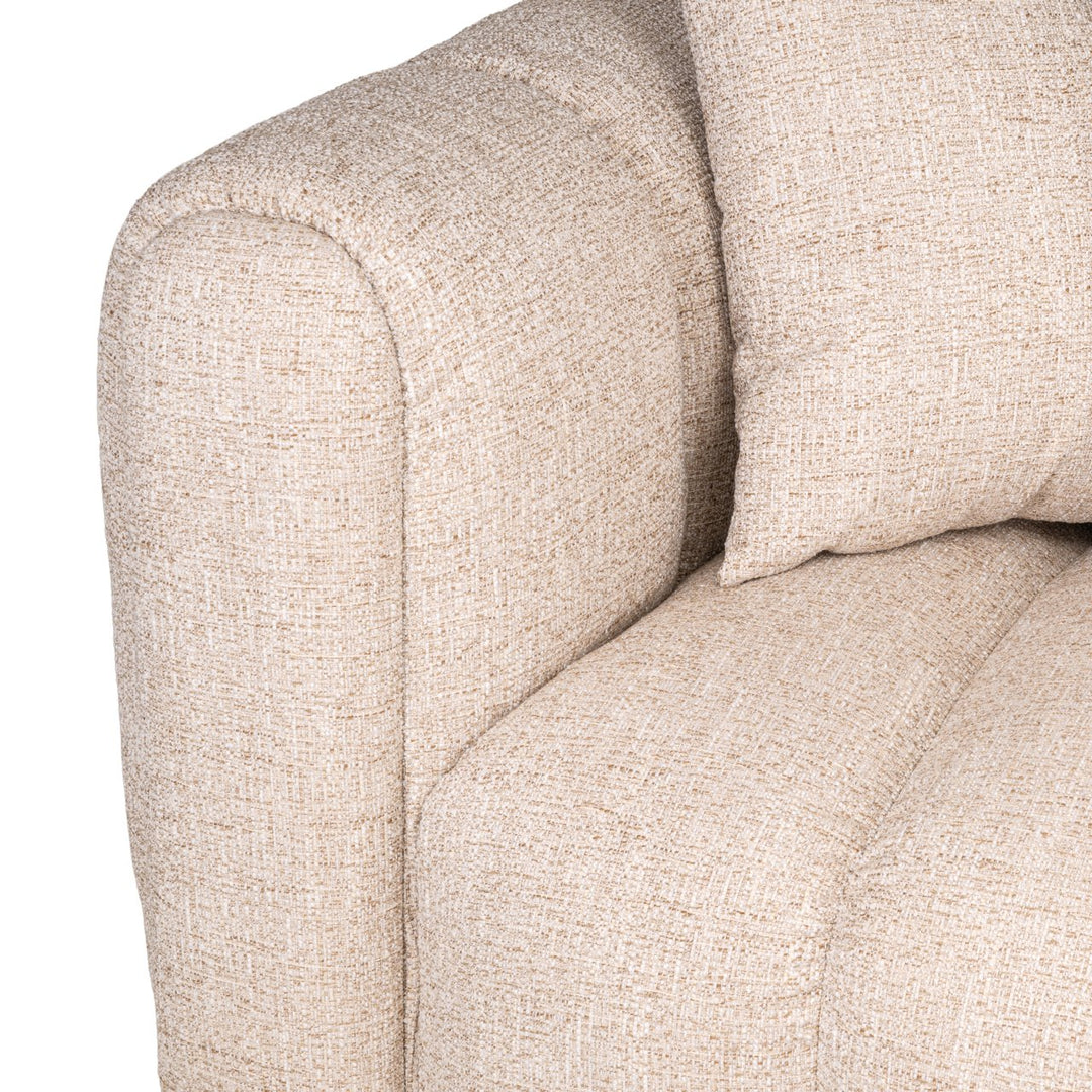 Bank Novaro cream tweed lounge right fire retardant