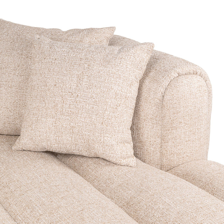 Bank Novaro cream tweed lounge right fire retardant