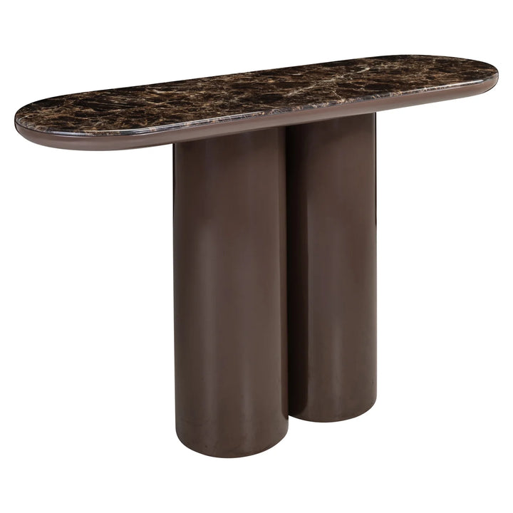 Console Almundi chocolat brown
