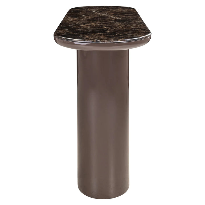 Console Almundi chocolat brown