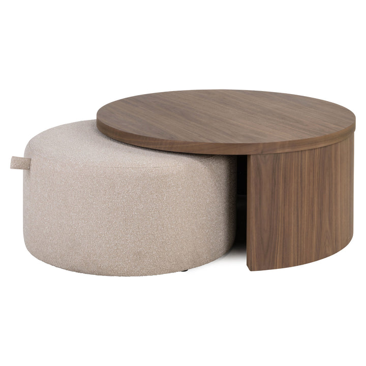 Salontafel Windsor walnut lodge desert fire retardant (Set of 2)