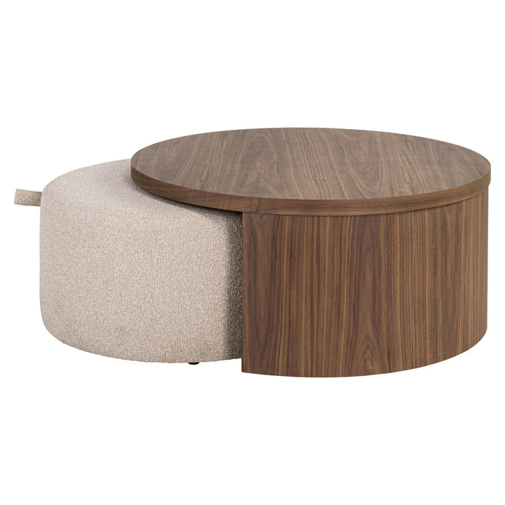 Salontafel Windsor walnut lodge desert fire retardant (Set of 2)