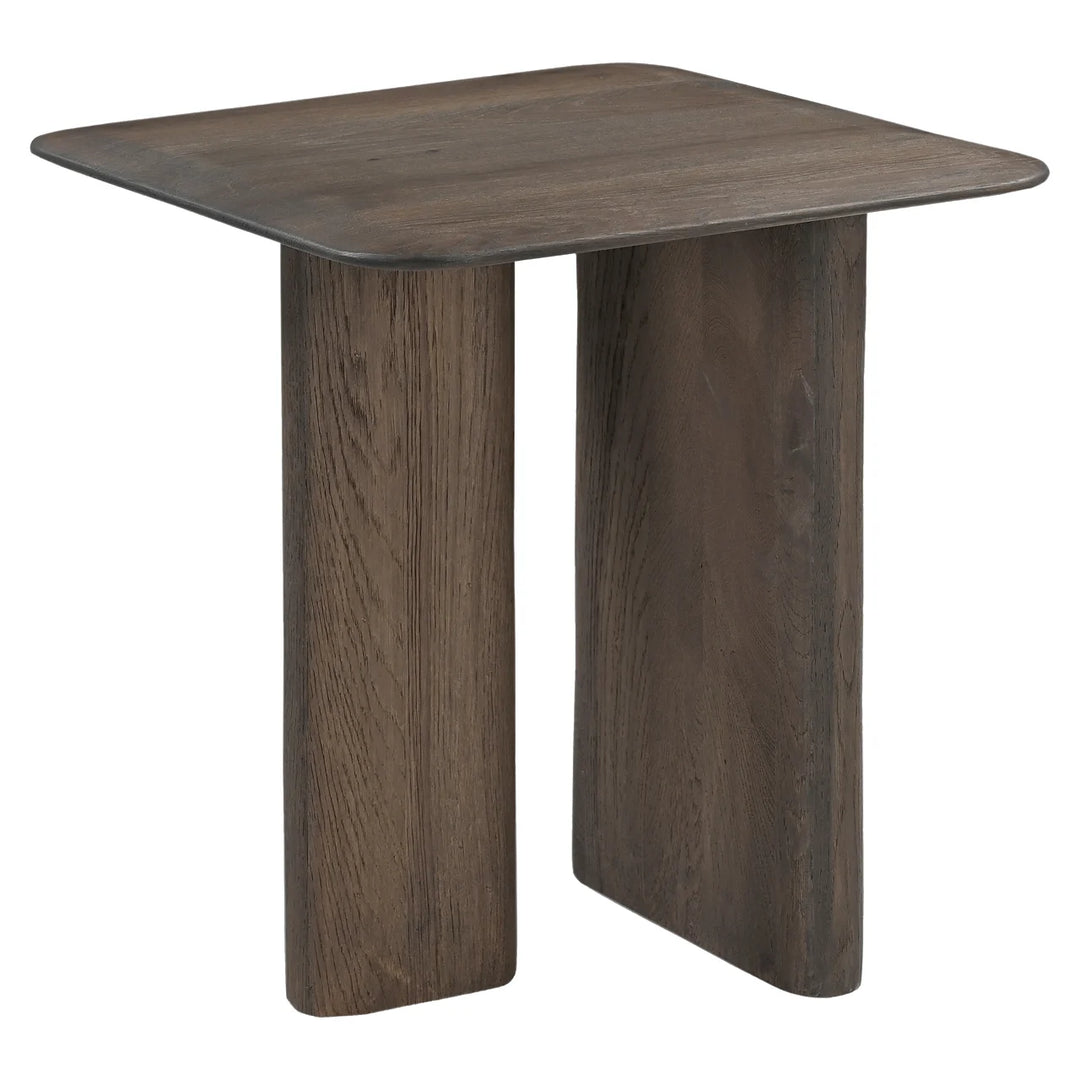 Bijzettafel Castello Smoked charchoal oak top