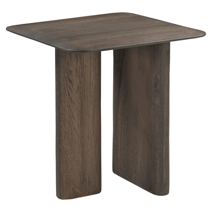 Bijzettafel Castello Smoked charchoal oak top