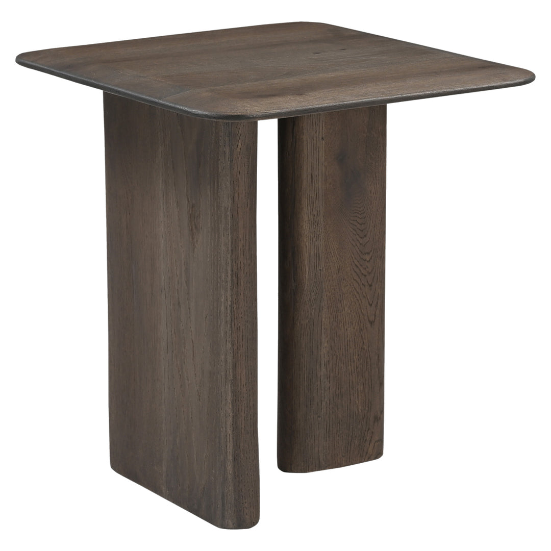 Bijzettafel Castello Smoked charchoal oak top