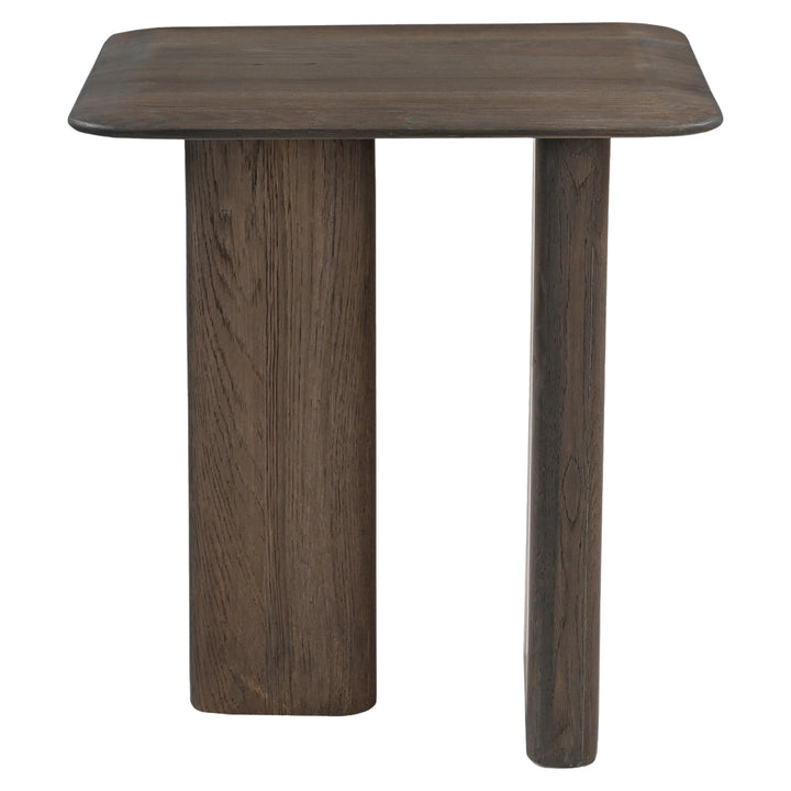 Bijzettafel Castello Smoked charchoal oak top