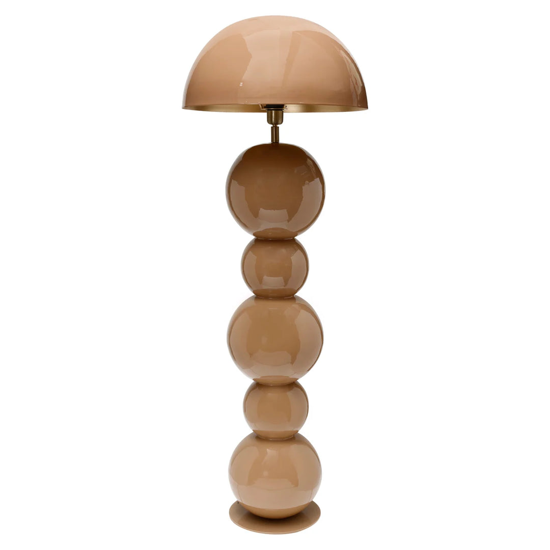 Vloerlamp Hasden mocha mousse