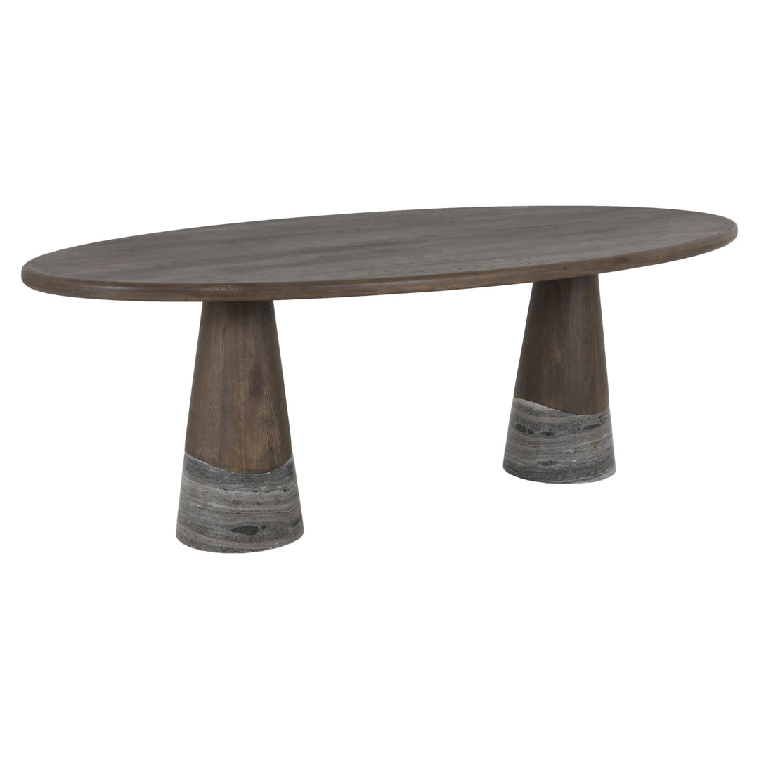 Eettafel Harper Smoked charchoal