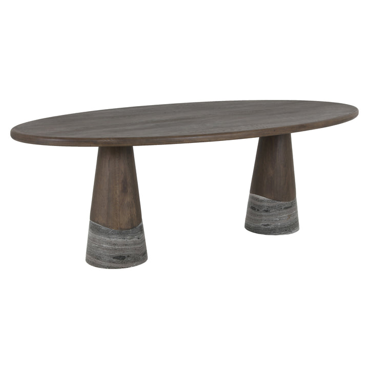 Eettafel Harper Smoked charchoal