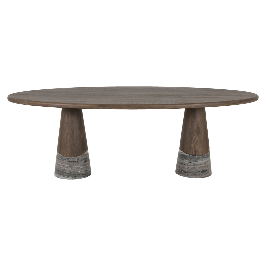 Eettafel Harper Smoked charchoal