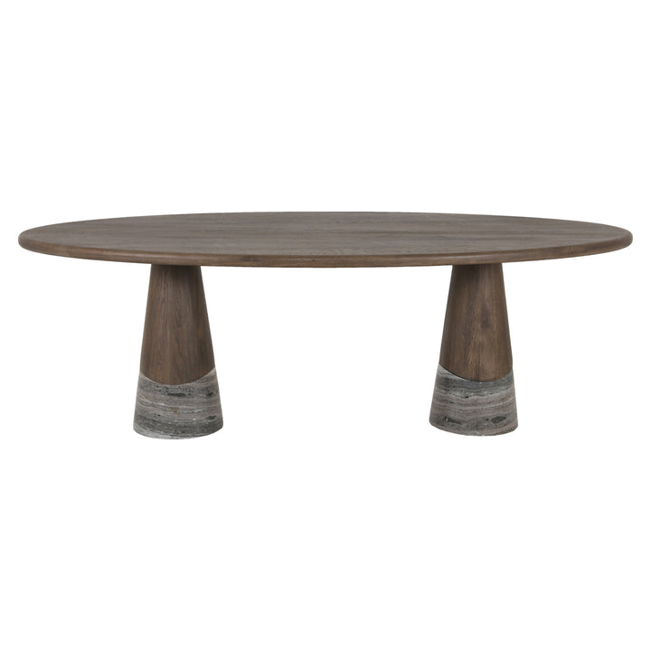 Eettafel Harper Smoked charchoal