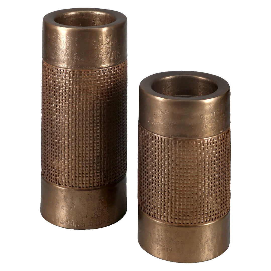 Kandelaar Aya brushed gold small