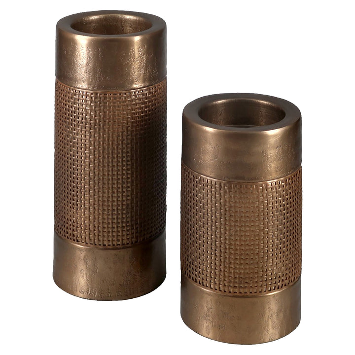 Kandelaar Aya brushed gold small