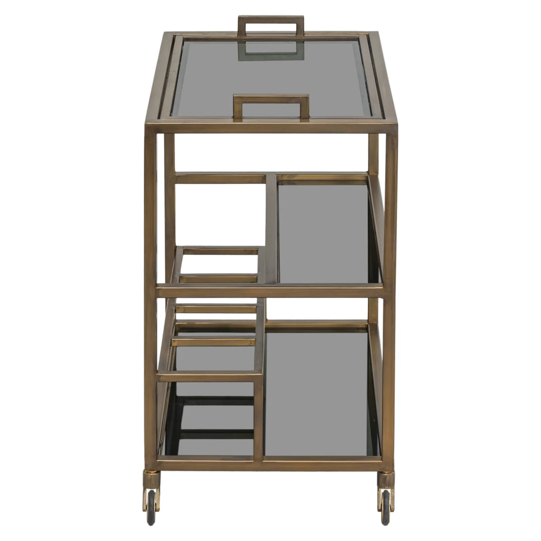 Trolley Ruinart brass antique