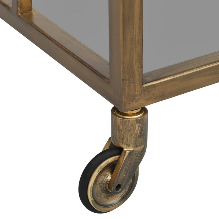 Trolley Ruinart brass antique