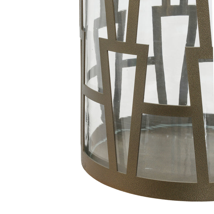 Windlicht Shandy brass antique big