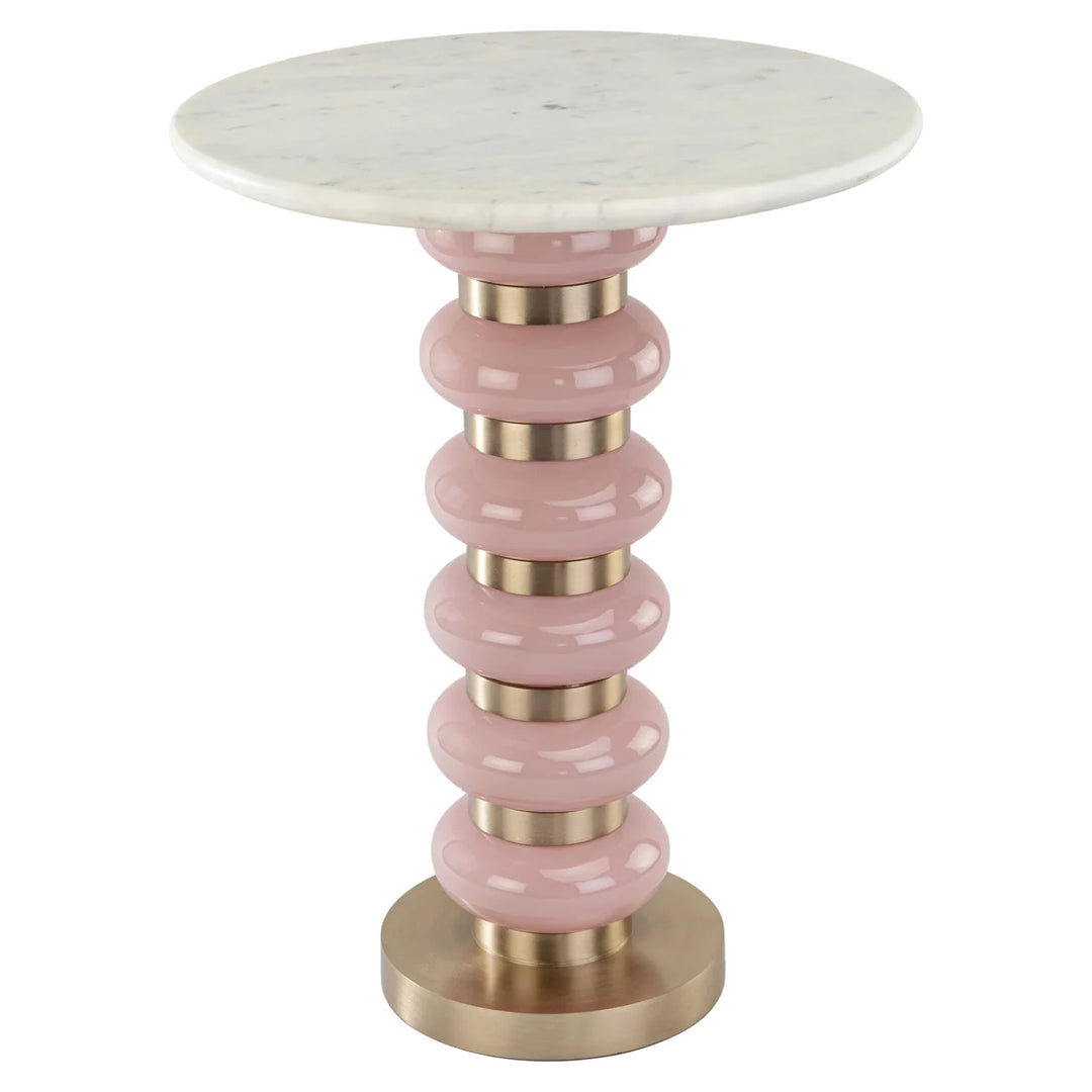 Bijzettafel Villeray pink