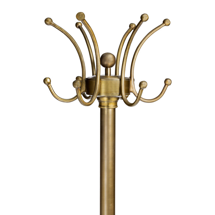 Kapstok Darwy brass antique