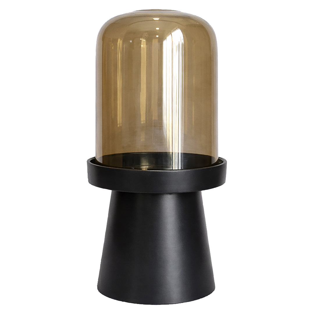 Windlicht Meave walnut large