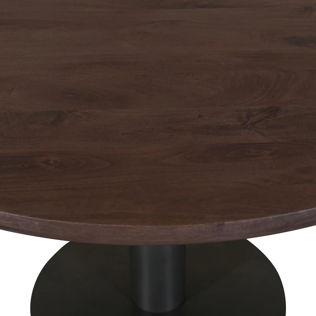 Eettafel Baldwin spicebrown 130Ø