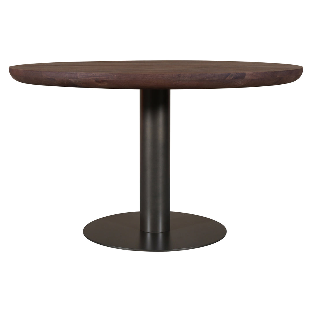 Eettafel Baldwin spicebrown 130Ø