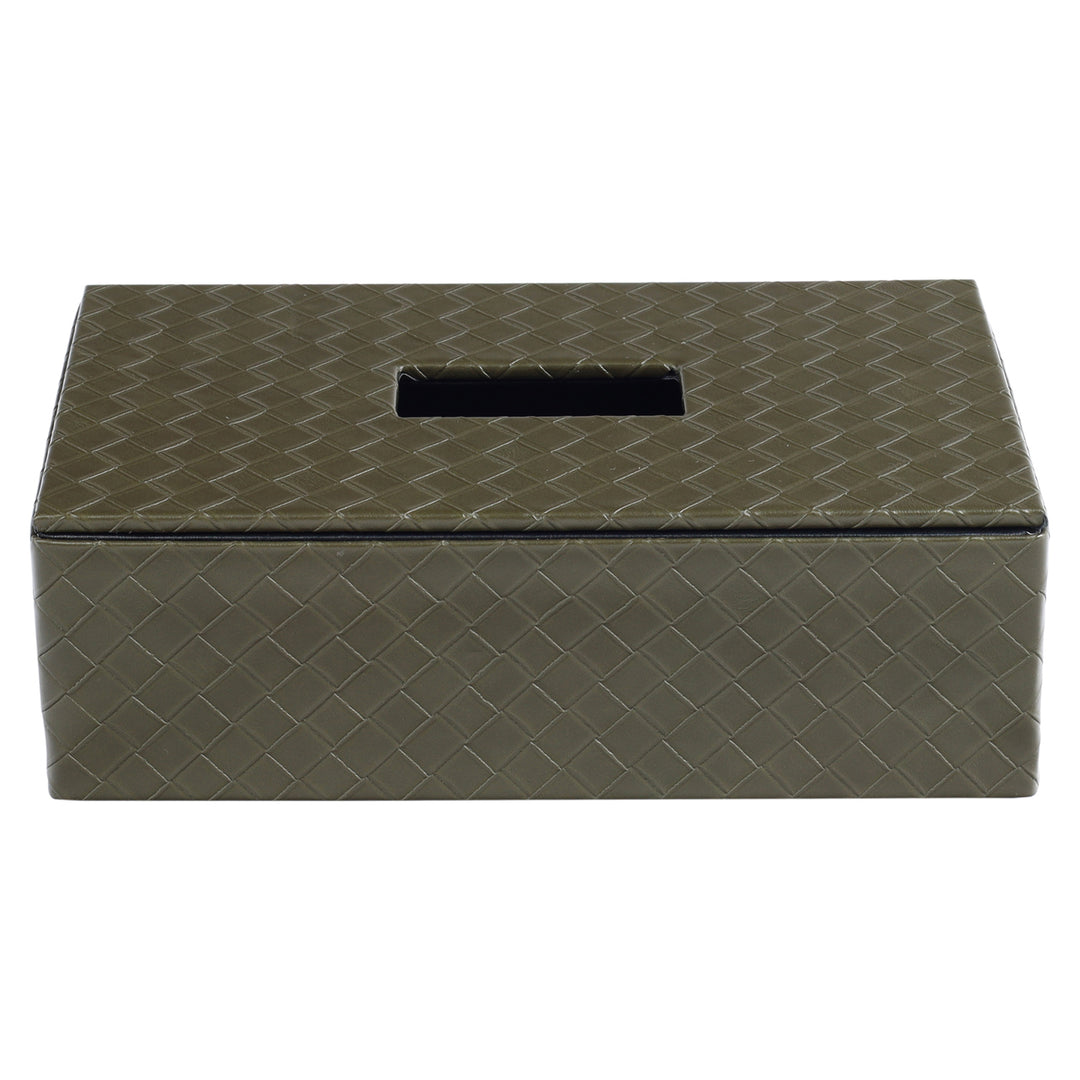 Decoratief object Vex olive tissue box