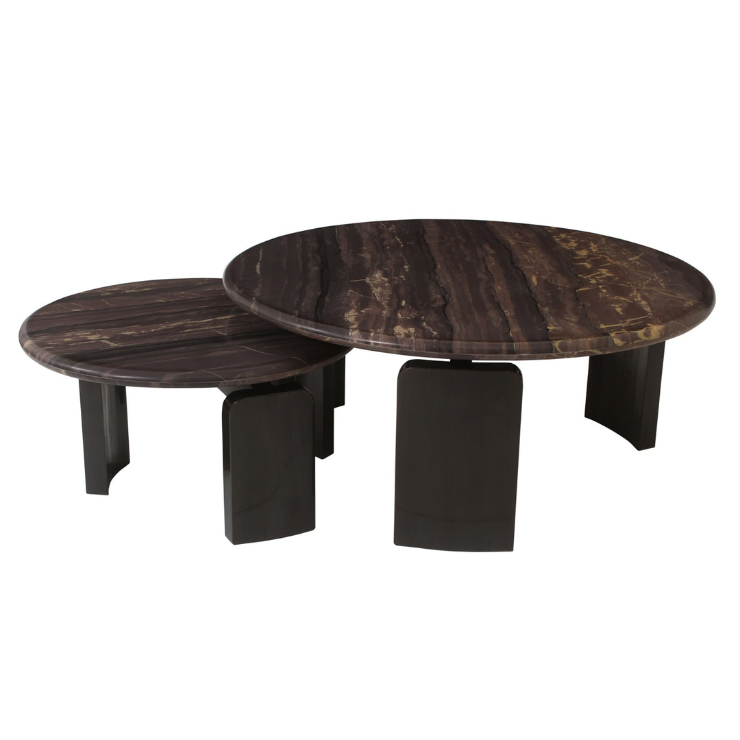 Salontafel Menton burgundy (Set of 2)