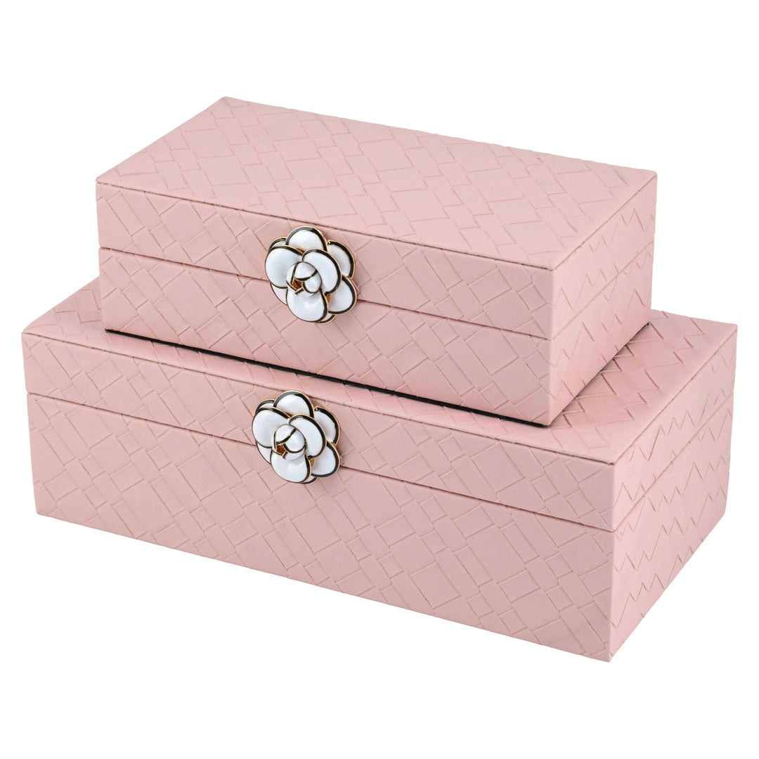 Opbergdoos Lotte pink large