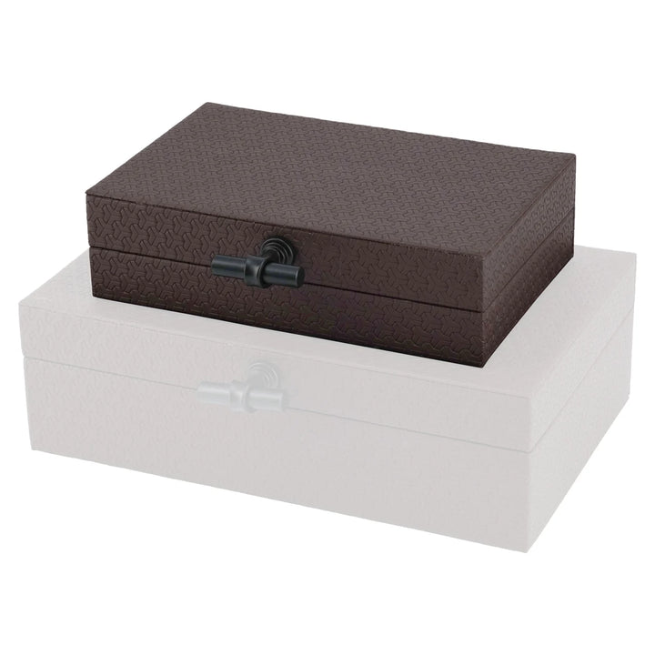 Opbergdoos Billie dark brown small
